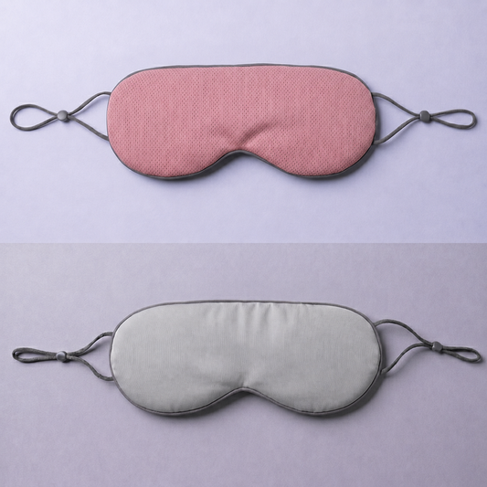 SleepStrong Hot & Cold Sleeping Mask - Blush & Gray