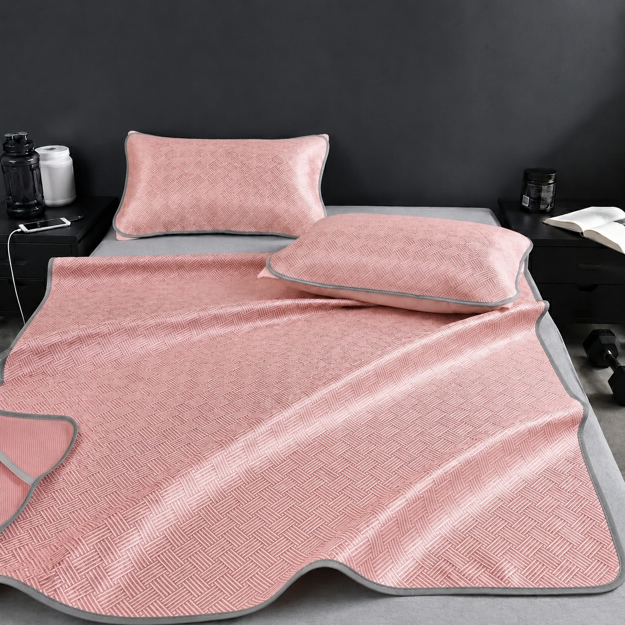SleepStrong Cooling Sheets Soft Rose