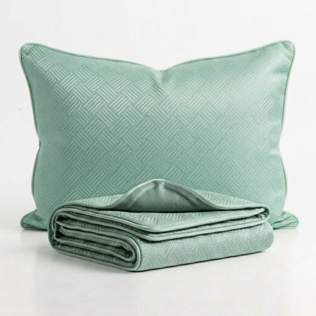 SleepStrong Pillow and Sheets Icy Green