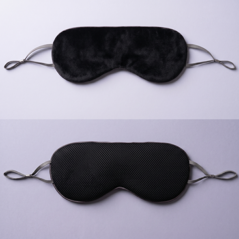 SleepStrong Hot & Cold Sleeping Mask - Black & Charcoal
