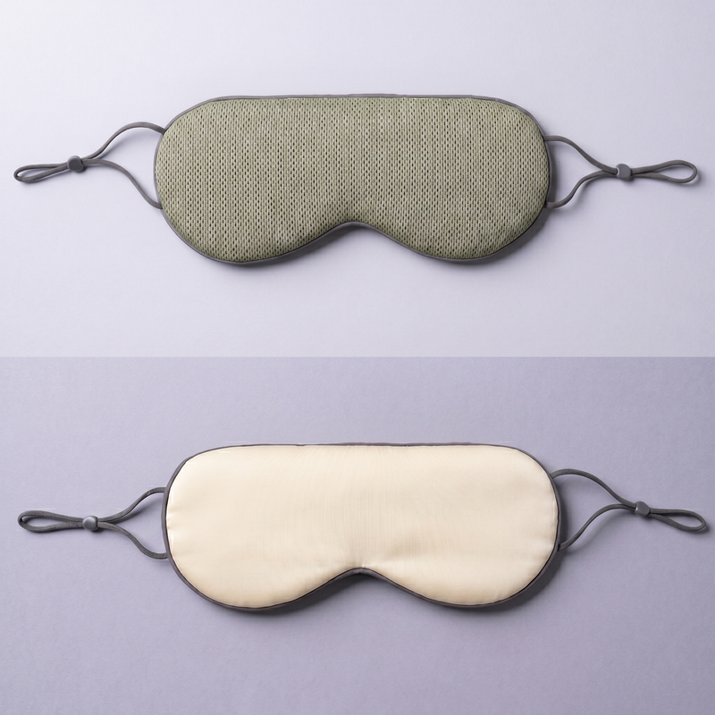 SleepStrong Hot & Cold Sleeping Mask - Olive & Cream