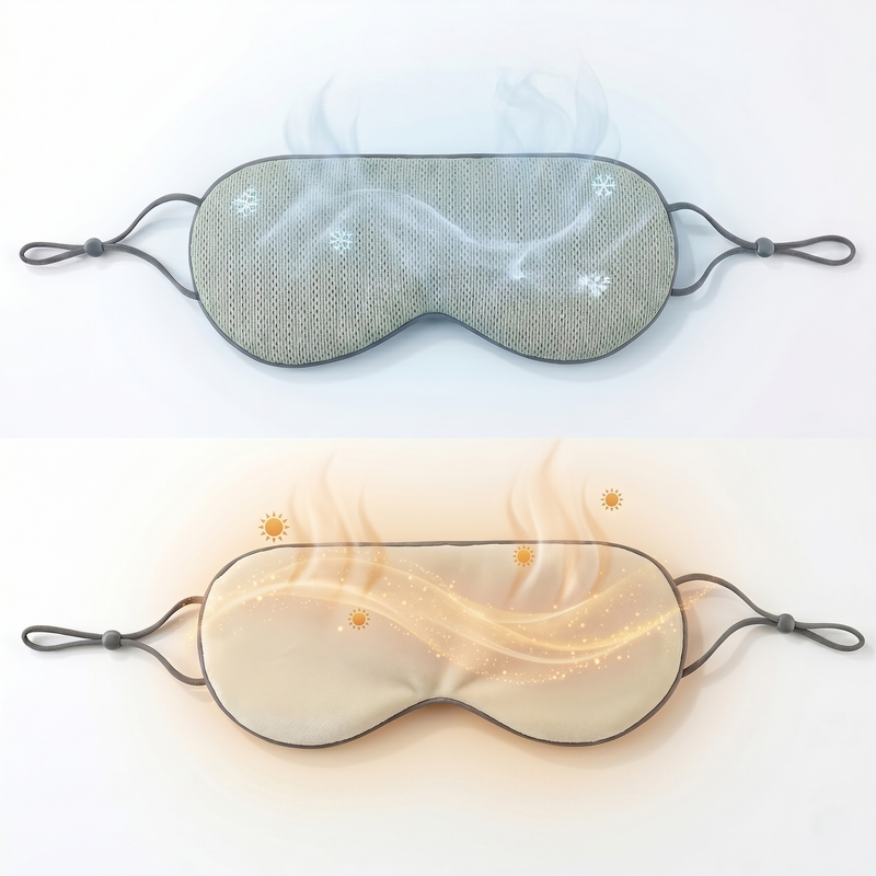 SleepStrong Hot & Cold Sleeping Mask - In Use