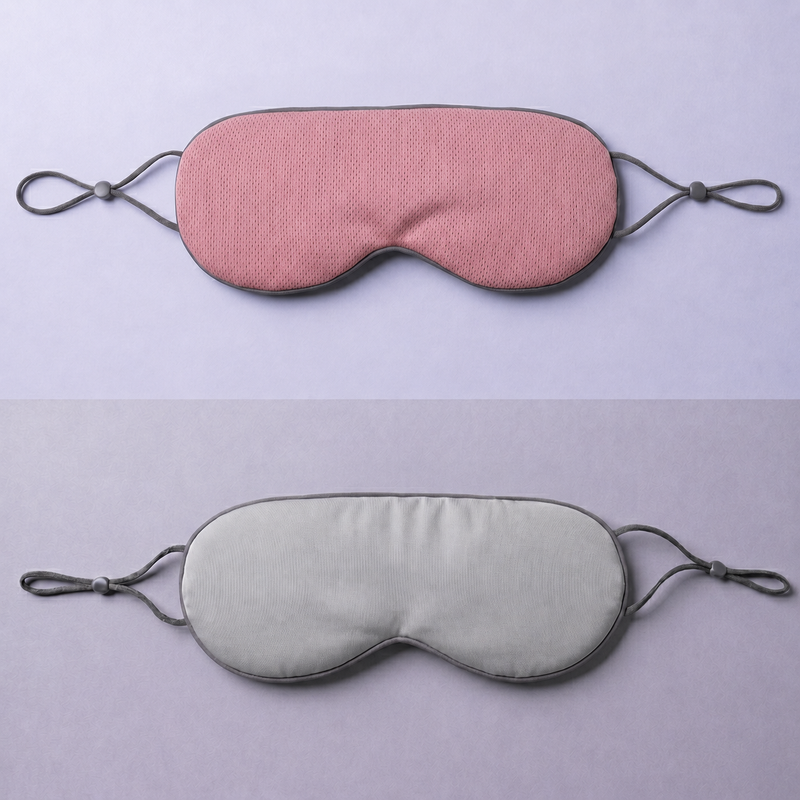 SleepStrong Hot & Cold Sleeping Mask - Blush & Gray
